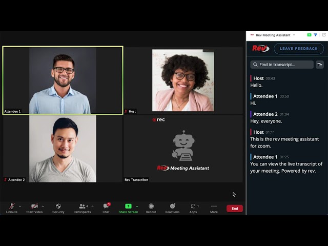 Introducing Rev Meeting Assistant for Zoom | Rev
