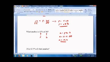 3-7 & 3-8 Solving Percent and Rewriting Equations and Formulas