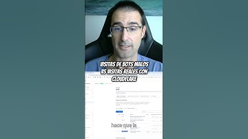Visitas de bots malos vs visitas reales con Cloudflare #Cloudflare #bots #Visitas