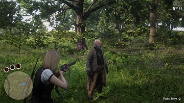 Beating up Cripps in RDR Online Glitch