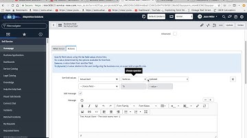 ServiceNow - How to configure a Business Rule to populate the Actual Start field in Kingston