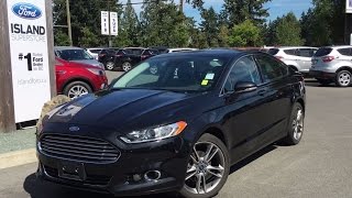 2014 Ford Fusion Anium Sony Audio Moonroof Review Island Ford
