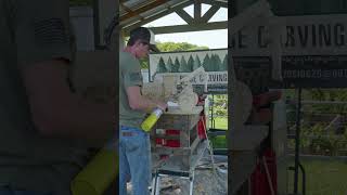 Logging Some Creativity | Skidder Wood Carving | John Deere Forestry  x @PineRidgeCarvings