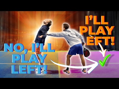 Choosing court side based on player characteristics and strategy.