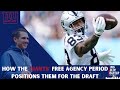 How the Giants' free agency period positions them for the draft