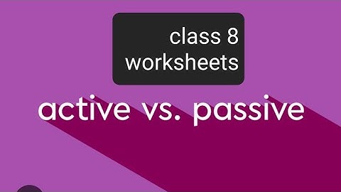 class 8,chapter 14,active and passive voice,superb  English  grammar, army public school