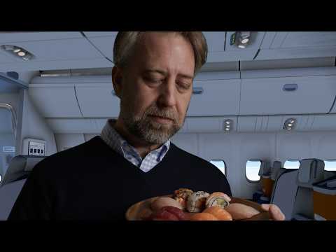 ASMR First Class Seattle To Tokyo Flight Attendant And Pilot Roleplay 