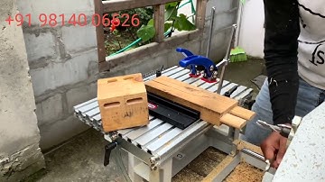 Panto Router की मदद से डबल चूल और सुराख़ कितनी आसानी से करें ! Amazing machine for Fast Jointing.