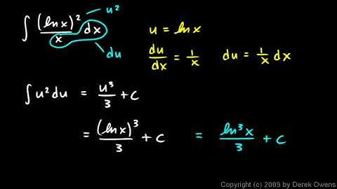 Calculus 6.3f - Examples of Integrating with Substitution