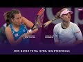 Barbora Strycova vs. Angelique Kerber | 2019 Qatar Total Open Quarterfinal | WTA Highlights