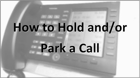 How to Hold/ Park a Call on Your Toshiba Phone