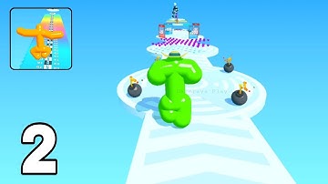 Tall Man Run - Gameplay Walkthrough Part 2 All Levels 21-30 New Mobile Games (Android, iOS)