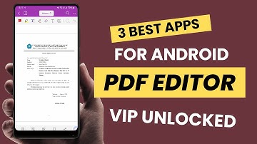 3 Best Free PDF Editor Apps for Android