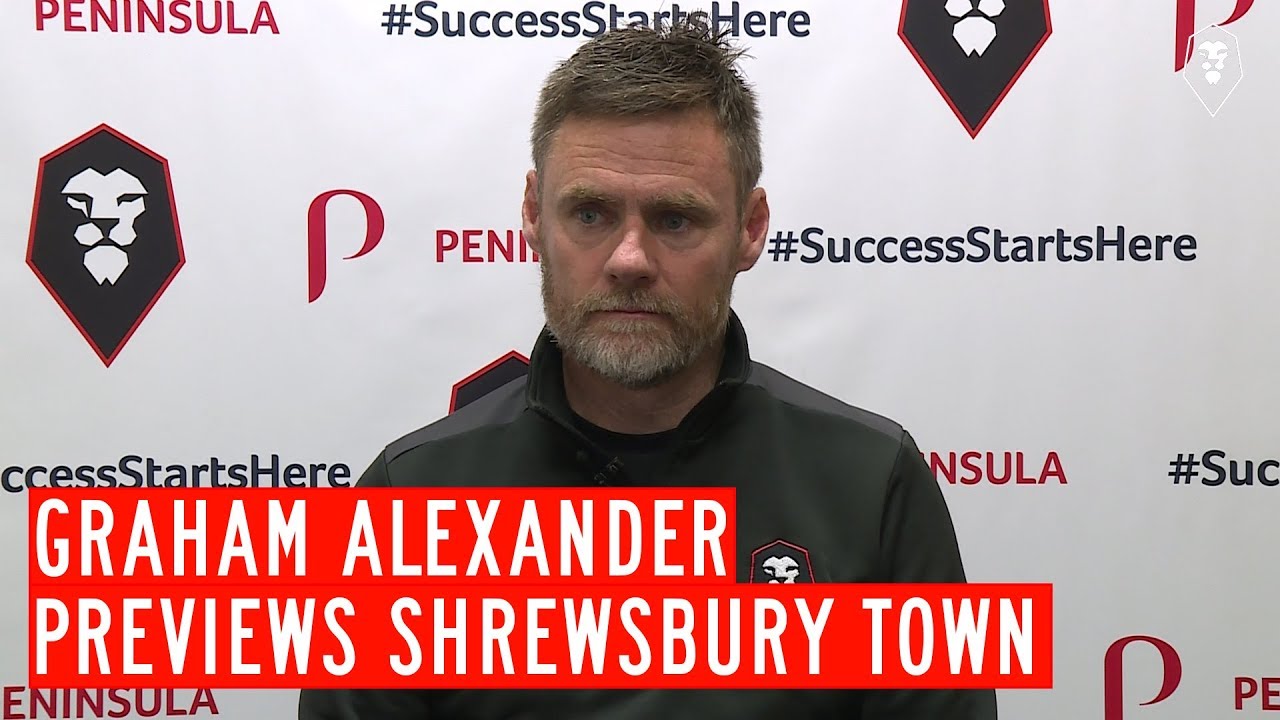 national league volley Graham Alexander previews Shrewsbury Town | Emirates FA Cup