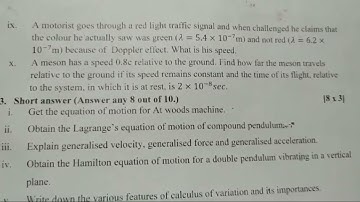 +3 5 th semester #sambalpuruniversity !!#Classicaldynamics#DSE-1 #2022#previousyearquestions