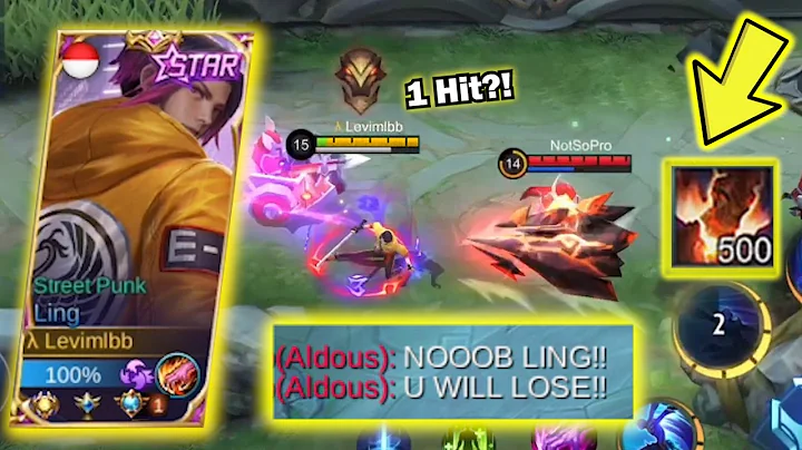 LING VS ALDOUS 500 STACK!! | FASTHAND VS ONE SHOT HACK! | WHO WILL WIN?! - Mobile Legends