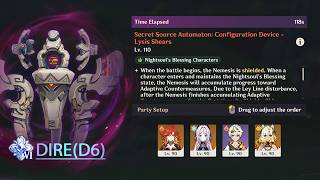 C0R1 Mavuika and Xilo Vs Dire SSA-CD - 6.7/Luna 8 Stygian Onslaught - Genshin Impact