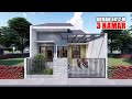 DESAIN RUMAH 6X12 M 3 KAMAR TIDUR TETAP NYAMAN