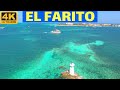 Isla mujeres mexico 4k drone el farito lighthouse  travel droner