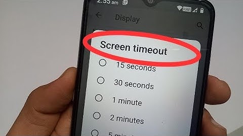 Screen timeout change in Micromax in 1b Android mobile | #Micromax