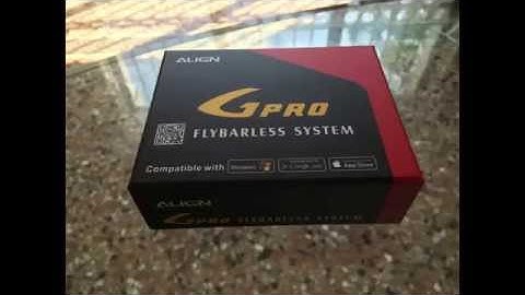 Align Gpro presentation by Luca Pescante Stock T Rex 700E DFC