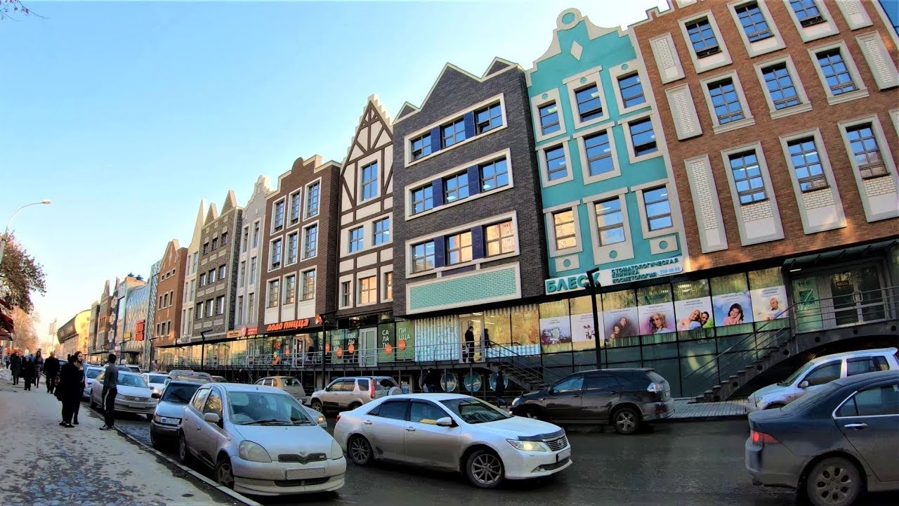 Новосибирск - Пешком по улице Блюхера 4К