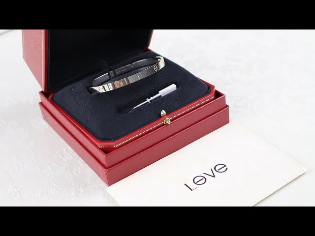 cartier love ring unboxing