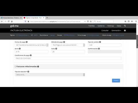 Factura electrónica   Portal de trámites y servicios   SAT   Mozilla Firefox 2019 11 07 14 18 03