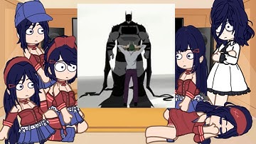 Miside react to Absolute Batman meets Joker | Player as | Gacha gang