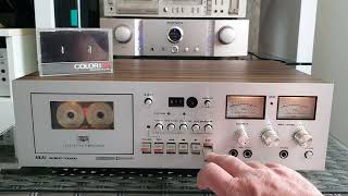 Akai GXC 710 D Kassetten Tape Deck Test