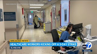 Health care workers at Providence St. Joseph start 5-day strike