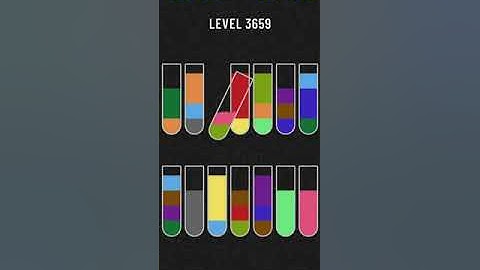 water sort puzzle level 3659