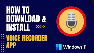 How to Download and Install Voice Recorder App For Windows screenshot 4