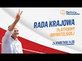 Rada krajowa platformy obywatelskiej 24042024 godz 1400