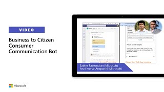 Business to Citizen Consumer Communication Bot