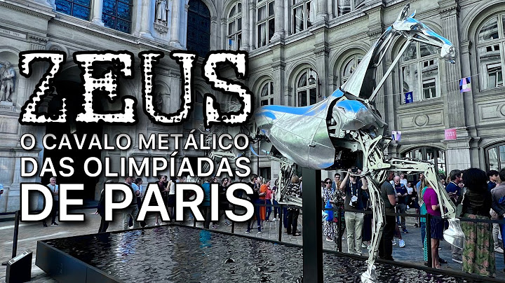 ‘ESTRELAS’ DA ABERTURA DAS OLIMPÍADAS, O CAVALO ZEUS E O TRAJE DE SEQUANA NO HÔTEL DE VILLE