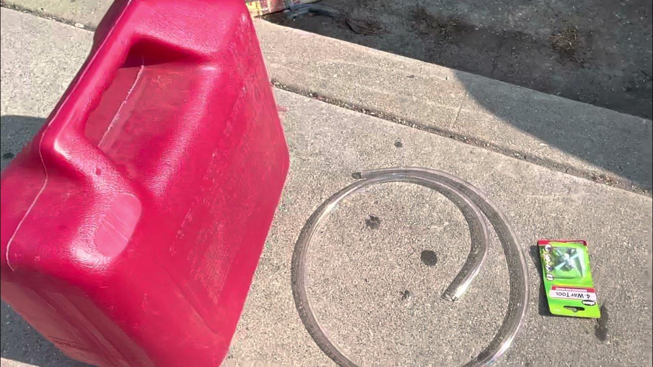 How to get gasoline out of truck 1999 Dodge Ram 1500 V8 using fuel pump