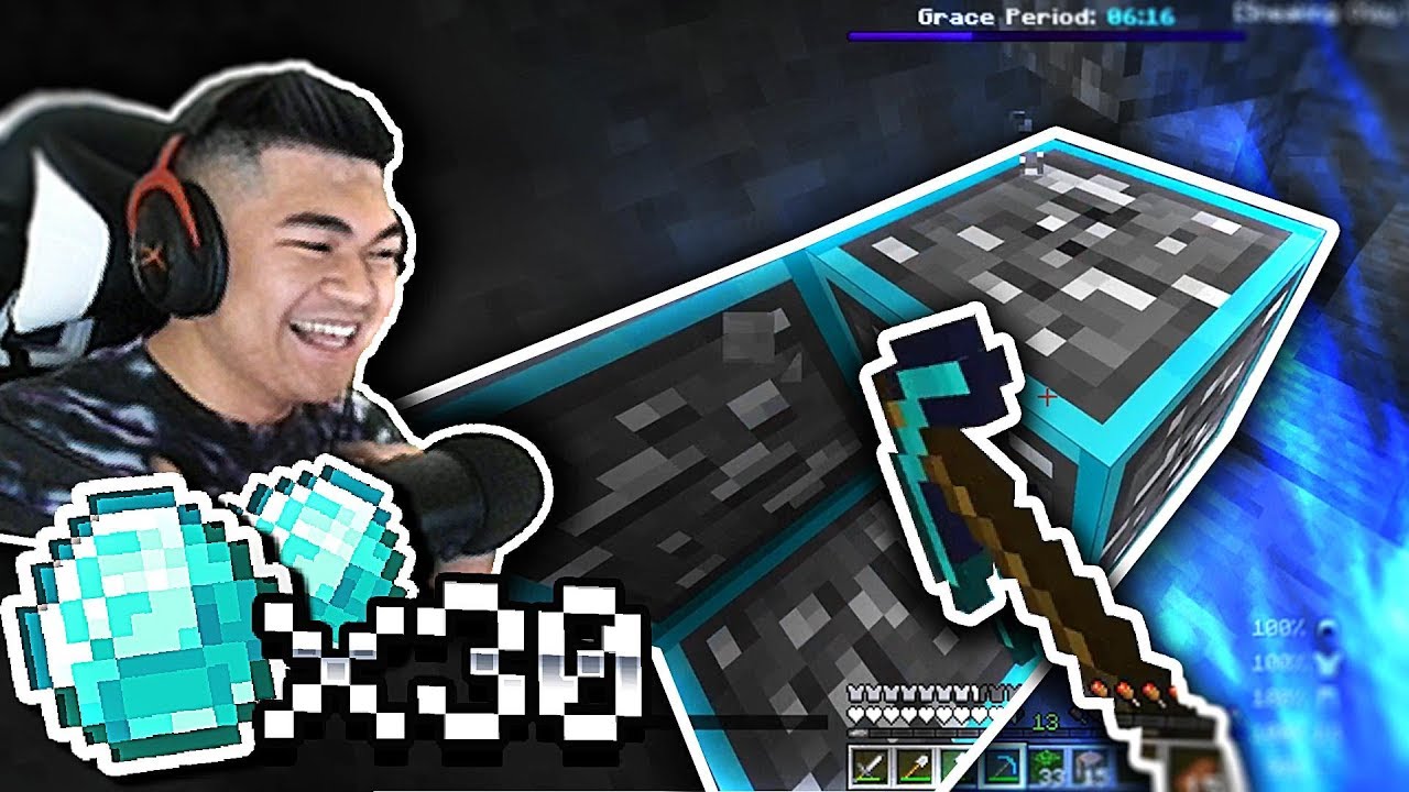 I mined 30 diamonds in 14 minutes - UHC Highlights #53