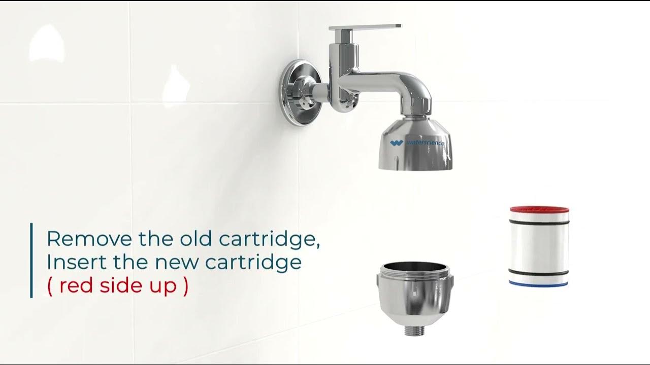 How to change cartridge for a WaterScience CLEO Shower and Tap Filter