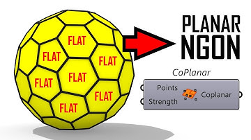 Planarize Ngon Meshes (Grasshopper Kangaroo Tutorial)