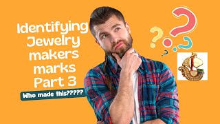 Identifying Vintage Brooch Makers Marks - Costume Jewelry Designer Logos Part 3
