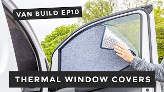 Sew thermal mats / window covers yourself - camper expansion 