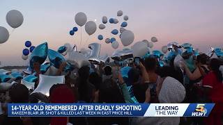 Family remembers 14-year-old killed in East Price Hill with balloon release