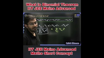 Binomial Theorem: Expansion of (1+x)ⁿ & (1-x)ⁿ | JEE Mains & Advanced | "#BinomialTheorem #maths