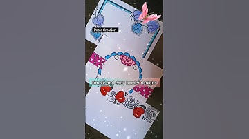 Assignment front page design/ Project Work Designs/ Front page design #schoolcrafts  #shorts