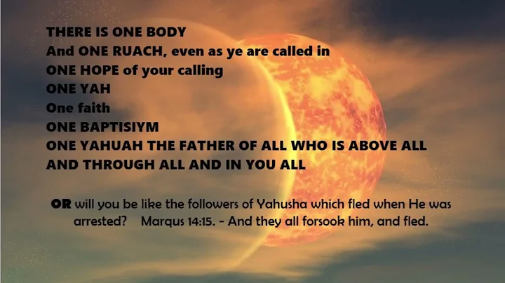 Stand for the Kingdom of Yahuah