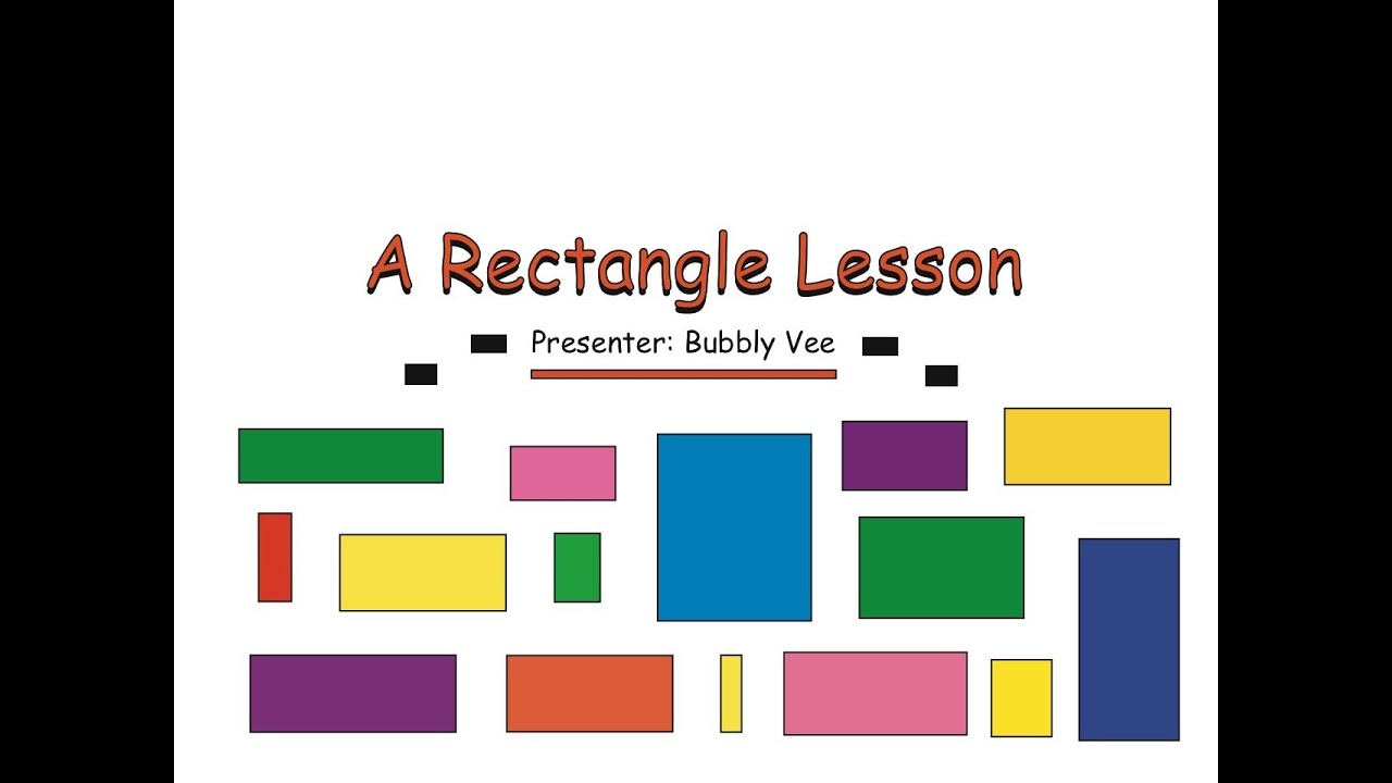 Shape Lesson - Rectangle Lesson - Shape Activity