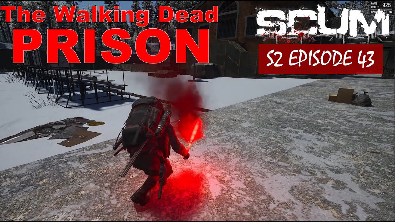 The Walking Dead Prison SCUM Gameplay S2 E43 YouTube