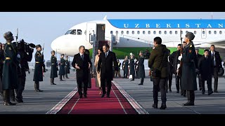 Өзбекстандын Президенти Шавкат Мирзиёевдин Кыргызстанга болгон мамлекеттик сапары башталды