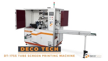 DT-175S Servo Driven UV Screen Printer for Tubes